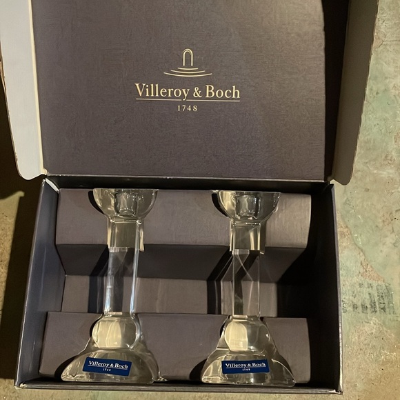 Glass candler holders - Picture 2 of 3